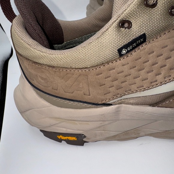 Hoka One One Anacapa Low GTX Mens Sneaker 10.5D Dune Hiking Shoes Vibram GoreTex main image 11